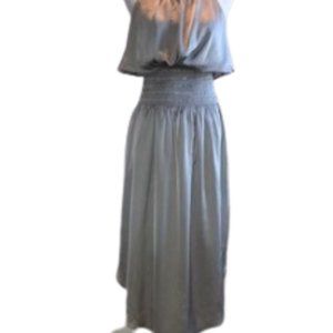 Bishop + Young Alessandra women’s taupe smock dress size s